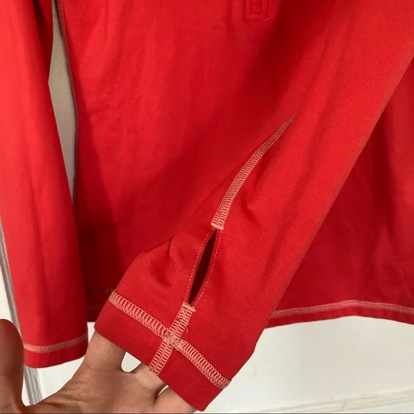 Nike Pro Dri Fit hot red Workout top - Picture 8 of 12